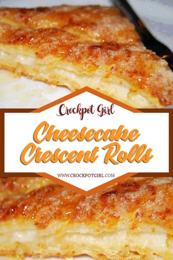 Cheesecake Crescent Rolls - Crockpot Girl