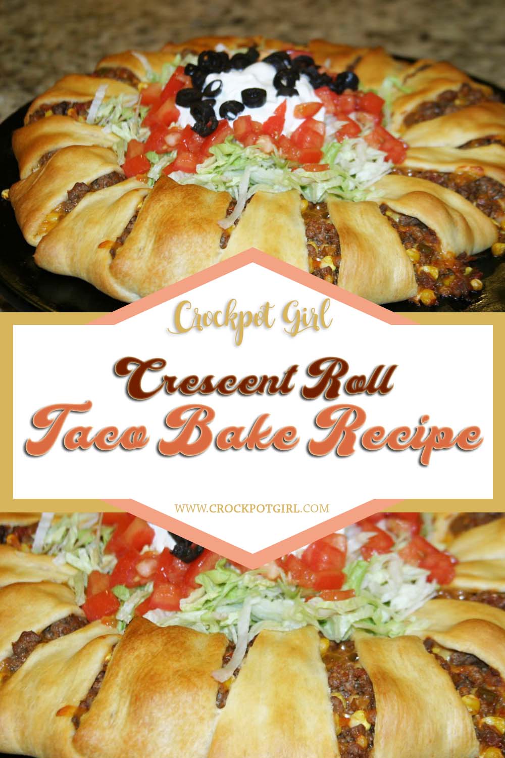 Crescent Roll Taco Bake