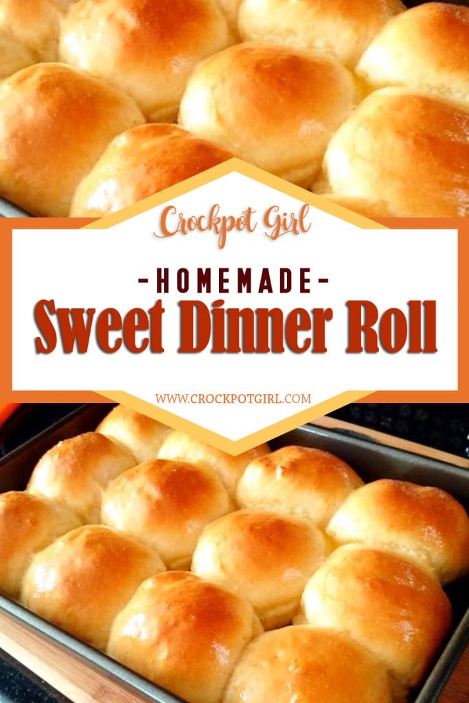 Homemade Sweet Dinner Roll - Crockpot Girl