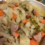 Steamed Cabbage With Red Potatoes & Smoked Sausage