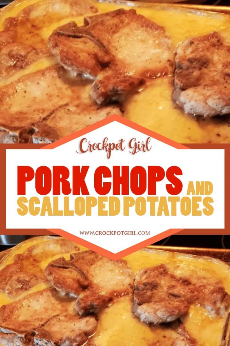 Pork Chops and Scalloped Potatoes Crockpot Girl
