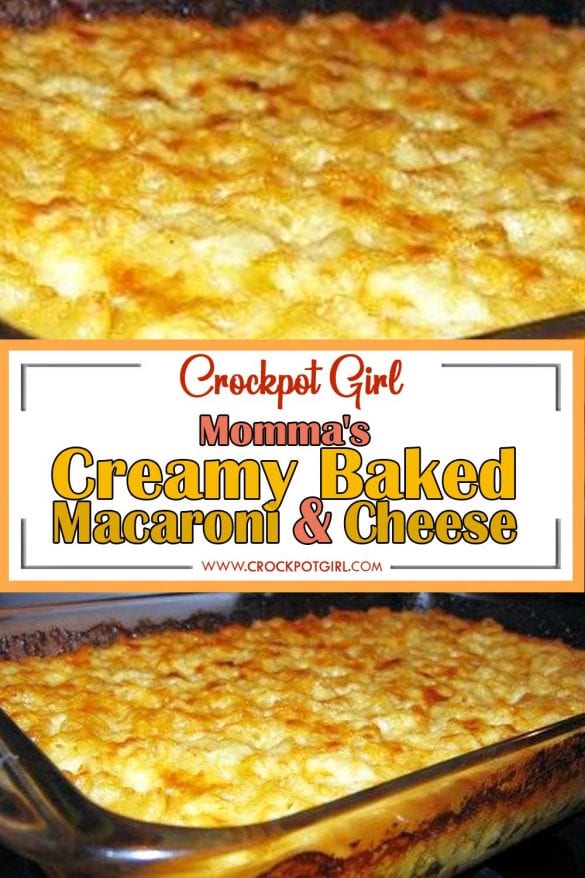 Creamy Baked Macaroni and Cheese - Crockpot Girl