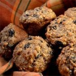 Caramelized Oatmeal Raisin Muffins