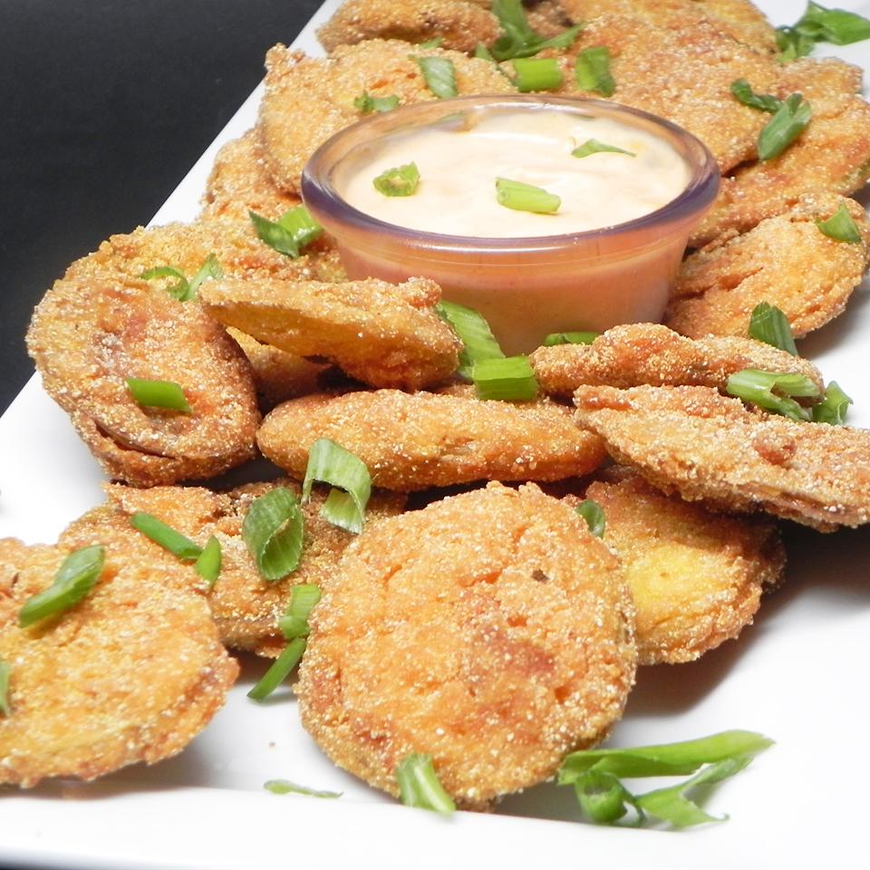 Easy Southern Fried Green Tomatoes - Crockpot Girl