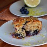 Feel Free to Eat This Tender Lemon Cake with Blueberries for Breakfast