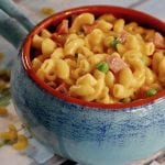 Instant Pot Mac and Cheese with Ham and Peas