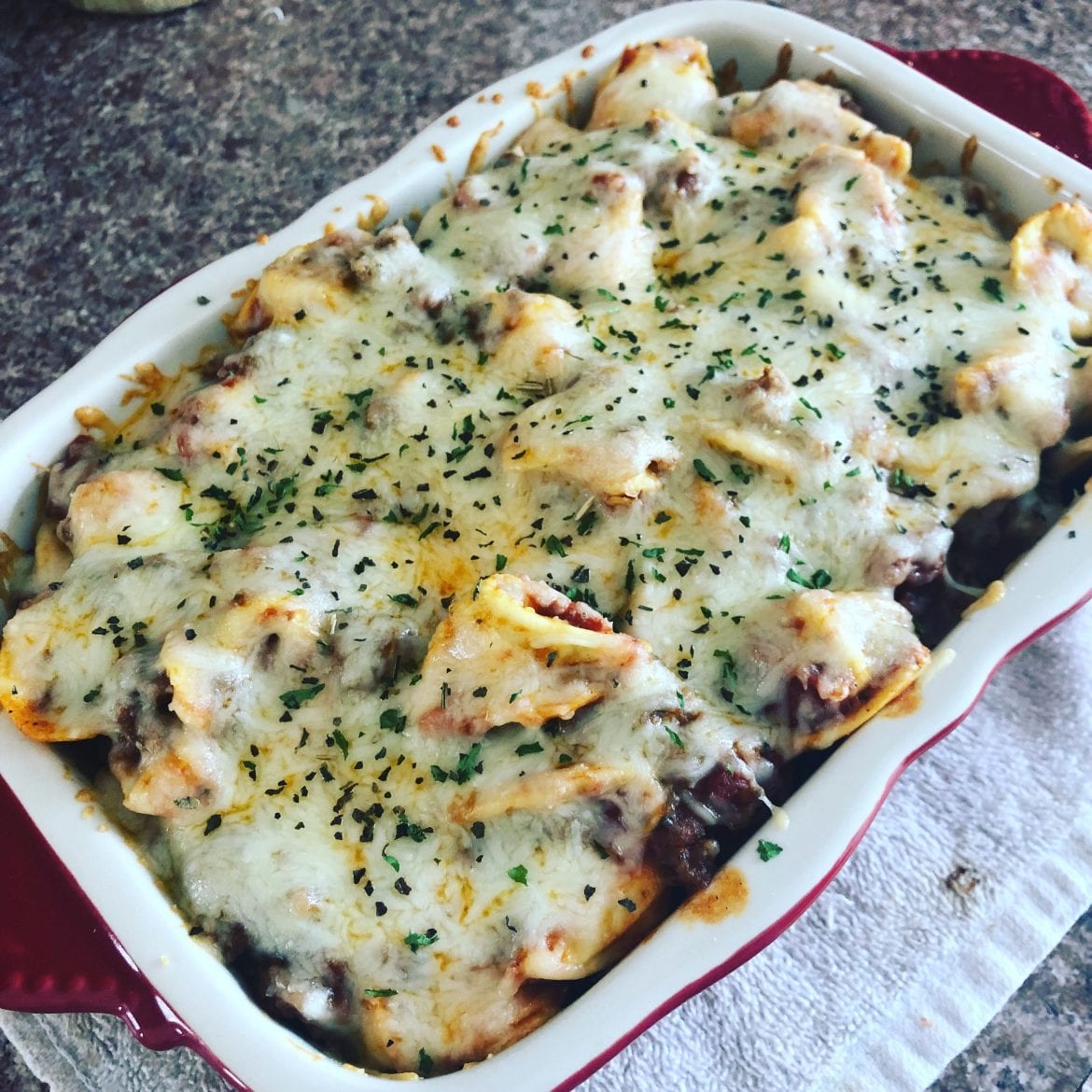 Italian Sausage Tortellini Bake Italian Sausage Tortellini Bake