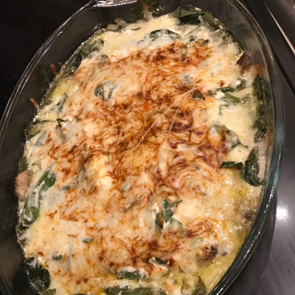 Spinach and Chicken Casserole - Crockpot Girl