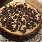 CHOCOLATE CHIP COOKIE DOUGH CHEESECAKE