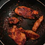 SWEET AND SPICY GLAZED CHICKEN THIGHS