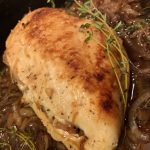 EASY ONE PAN FRENCH ONION STUFFED CHICKEN