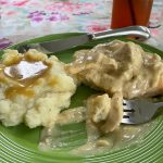 SLOW COOKER CHICKEN BREAST WITH GRAVY