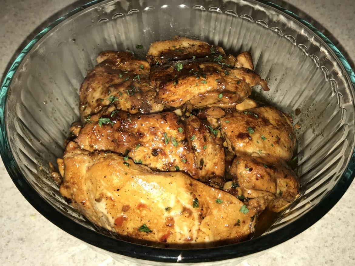 RUSTY CHICKEN THIGHS