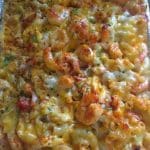 LOBSTER, CRAB AND SHRIMP MACARONI AND CHEESE
