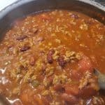 WENDY’S COPYCAT CHILI IN THE SLOW COOKER