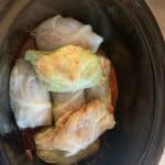STUFFED SLOW COOKER CABBAGE ROLLS MAKE AHEAD MEAL